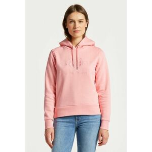 MELEGÍTŐFELSŐ GANT REG TONAL SHIELD HOODIE GERANIUM PINK kép