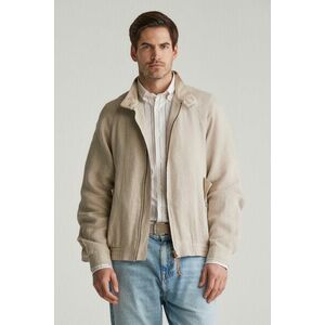 DZSEKI GANT LINEN HARRINGTON JACKET DRY SAND kép