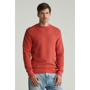 PULÓVER GANT TEXTURED COTTON C-NECK BRICK RED kép