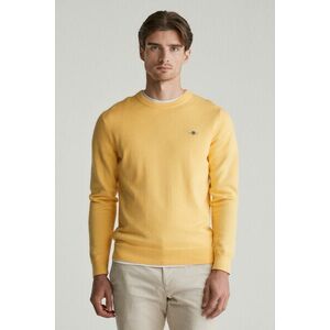 PULÓVER GANT CLASSIC COTTON C-NECK BANANA YELLOW kép