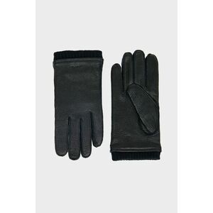 KESZTYŰ GANT WOOL LINED LEATHER GLOVES BLACK kép