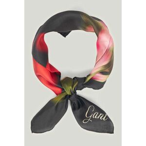 SÁL GANT FLORAL PRINT SILK SCARF GIFT PACK BLACK kép