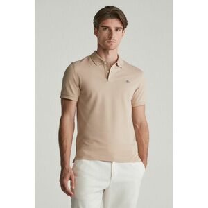 PÓLÓ GANT SLIM SHIELD SS PIQUE POLO DRY SAND kép