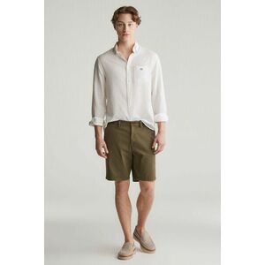 RÖVIDNADRÁG GANT REG DOBBY CHINO SHORTS JUNIPER GREEN kép