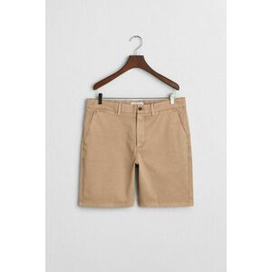 RÖVIDNADRÁG GANT REG DOBBY CHINO SHORTS DARK KHAKI kép