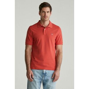 PÓLÓ GANT REG SHIELD SS PIQUE POLO BRICK RED kép