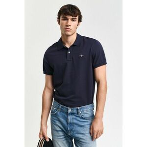 PÓLÓ GANT REG SHIELD SS PIQUE POLO EVENING BLUE kép