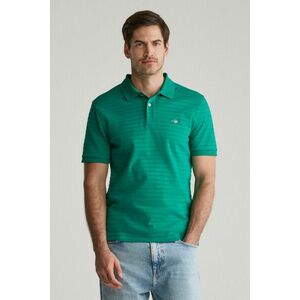 PÓLÓ GANT TEXTURE STRIPE POLO DEEP GREEN kép