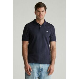 PÓLÓ GANT TEXTURE STRIPE POLO EVENING BLUE kép