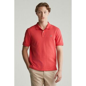 PÓLÓ GANT TEXTURE STRIPE POLO WATERMELON RED kép