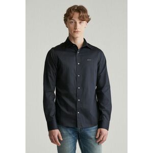 ING GANT SLIM SATEEN SHIRT BLACK kép