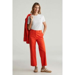 NADRÁG GANT COTTON SUIT PANT ORANGE RED kép