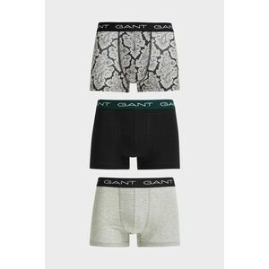 ALSÓNEMŰ GANT PAISLEY PRINT TRUNK 3-PACK BLACK kép