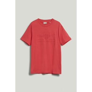 PÓLÓ GANT REG TONAL SHIELD SS T-SHIRT WATERMELON RED kép