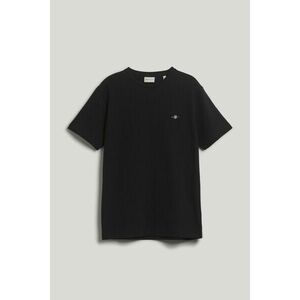 PÓLÓ GANT TEXTURE SS TSHIRT BLACK kép