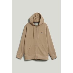 MELEGÍTŐFELSŐ GANT REG SHIELD FULL ZIP HOODIE DRY SAND kép