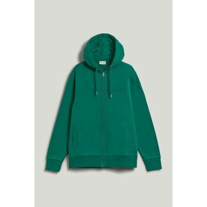 MELEGÍTŐFELSŐ GANT REG TONAL SHIELD FULL ZIP HOODIE DEEP GREEN kép