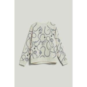 MELEGÍTŐFELSŐ GANT SAILING PRINT C-NECK SWEAT CREAM kép