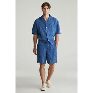 RÖVIDNADRÁG GANT REL LINEN RESORT SHORTS RICH BLUE kép