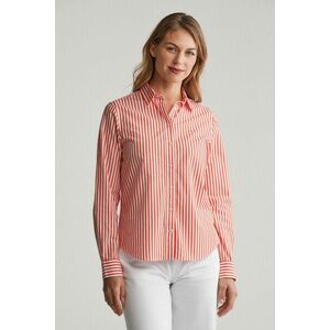 ING GANT REG CLASSIC POPLIN STRIPED SHIRT ORANGE RED kép