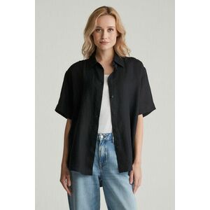 ING GANT REL LINEN SS SHIRT BLACK kép