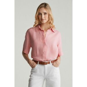 ING GANT REL LINEN SS SHIRT GERANIUM PINK kép