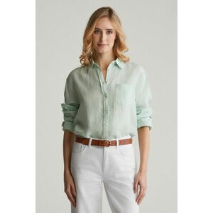 ING GANT REL LINEN SHIRT FADED MINT kép