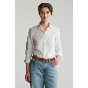 ING GANT SLIM POPLIN SOLID SHIRT WHITE kép