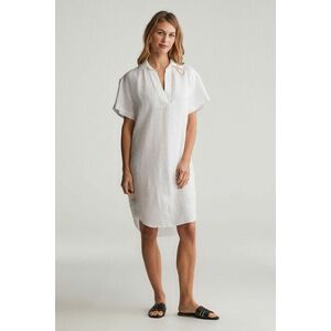 RUHA GANT REL LINEN CAFTAN WHITE kép