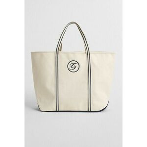 TÁSKA GANT CANVAS BEACH TOTE BAG CREAM kép