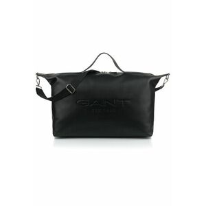 TRAVEL BAG GANT UNISEX. SLOUCHY LEATHER BAG BLACK kép