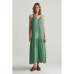 RUHA GANT STRAP MAXI DRESS DUSTY GREEN kép