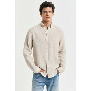 ING GANT REG LINEN SHIRT DRY SAND kép