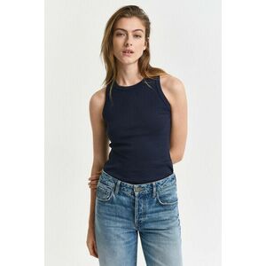 TOP GANT HIGH NECK RIB TANK TOP EVENING BLUE kép