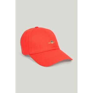 SAPKA GANT SHIELD COTTON TWILL CAP ORANGE RED kép