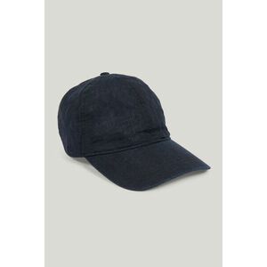 SAPKA GANT LINEN CAP BLACK kép