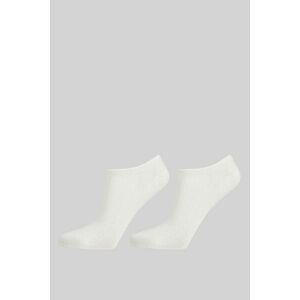 ZOKNI GANT LYOCELL RIB LOW CUT SOCKS 2-PACK EGGSHELL kép