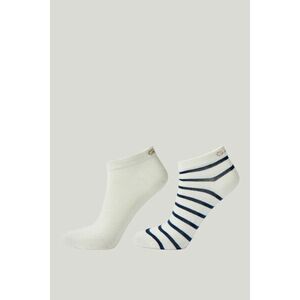 ZOKNI GANT STRIPE AND SOLID ANKLE SOCKS 2-P ORANGE RED kép