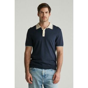 PULÓVER GANT MODAL BLEND SS POLO EVENING BLUE kép