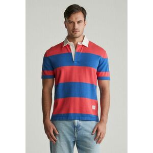 PULÓVER GANT STRIPED COTTON SS POLO RICH BLUE kép