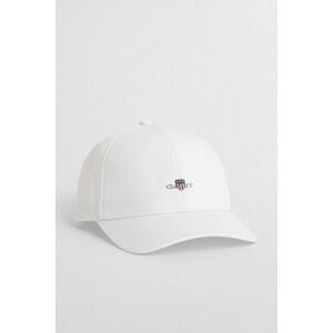 SAPKA GANT HIGH SHIELD COTTON TWILL CAP WHITE kép