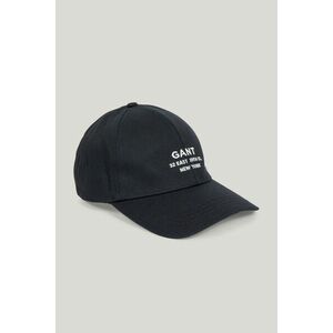 SAPKA GANT SCRIPT GRAPHIC CAP BLACK kép