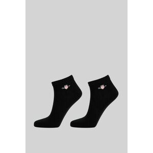 ZOKNI GANT SHIELD ANKLE SOCKS 2-PACK BLACK kép