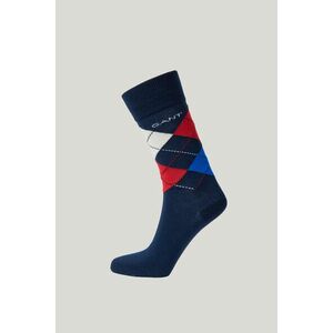 ZOKNI GANT ARGYLE SOCKS EVENING BLUE kép