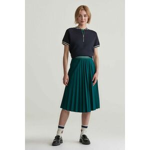 SZOKNYA GANT JERSEY PLEATED SKIRT DEEP FOREST kép