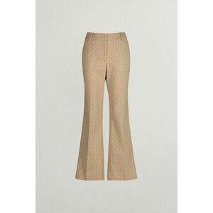 NADRÁG GANT MONOGRAM JACQUARD PANTS DARK KHAKI kép