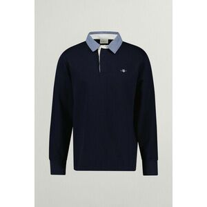 PÓLÓ GANT REG CHAMBRAY HEAVY RUGGER EVENING BLUE kép