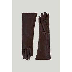 KESZTYŰ GANT LONG LEATHER GLOVES SOIL BROWN kép