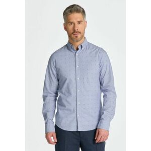 ING GANT SLIM FIL A FIL COUPE SHIRT COLLEGE BLUE kép