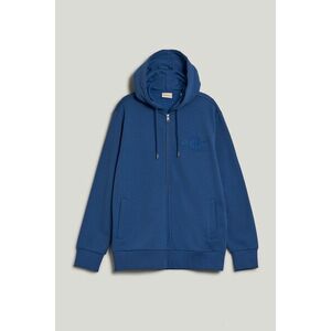 MELEGÍTŐ FELSŐ GANT REG TONAL SHIELD FULL ZIP HOODIE RICH BLUE kép